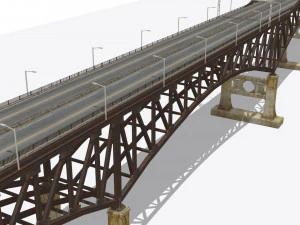 Pulaski Bridge 3D Model