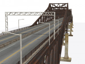 Pulaski Bridge Modelo 3D