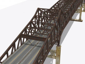 Pulaski Bridge 3D Model