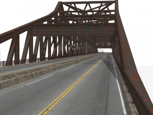 Pulaski Bridge 3D Model