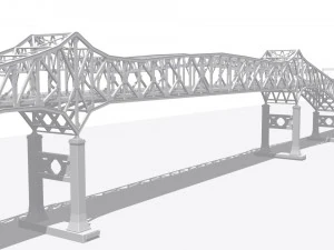 Pulaski Bridge 3D Model