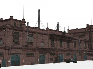 Old factory 3D Model