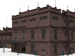 Old factory 3D Model