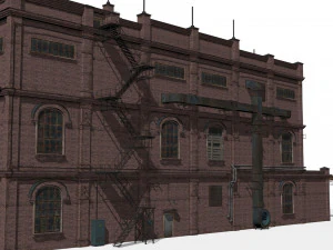 Old factory 3D Model