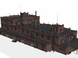 Old factory 3Dモデル