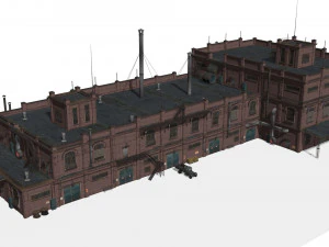 Old factory 3D Model