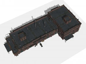 Old factory 3D Model
