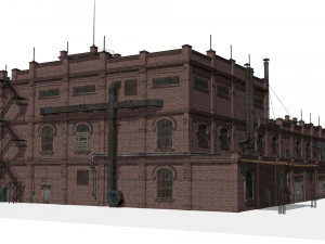 Old factory 3D Model