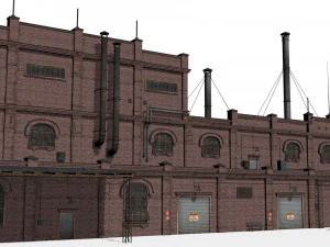 Old factory 3D Model