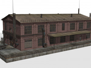Old factory 3D-Modell