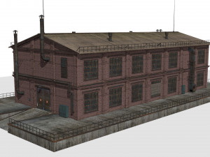 Old factory 3D-Modell