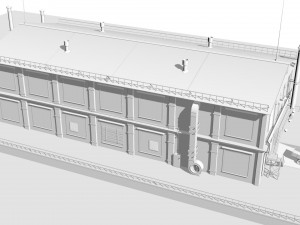Old factory 3D-Modell