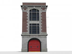 Firehouse 3D Model
