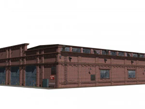 Deposito ferroviario Modello 3D