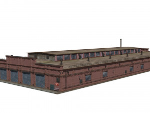 Railway depot 3Dモデル