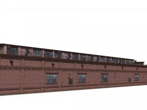 Deposito ferroviario Modello 3D