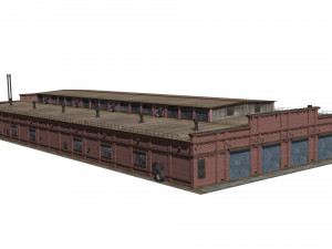 Railway depot 3Dモデル