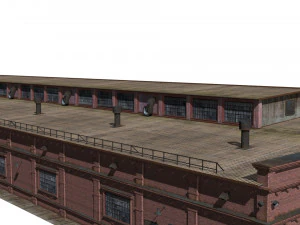 Deposito ferroviario Modello 3D