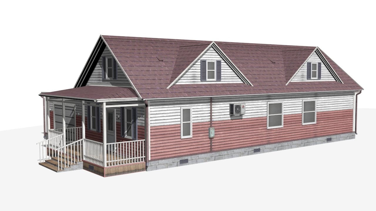 Dreamcore house 3D Model in Other 3DExport