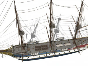Korweta Model 3D