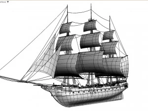 Korweta Model 3D