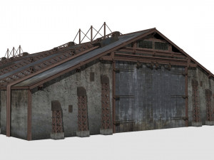 Concrete Hangar Modelo 3D