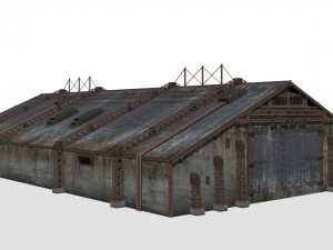 Concrete Hangar Modelo 3D