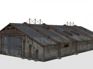 Concrete Hangar Modelo 3D