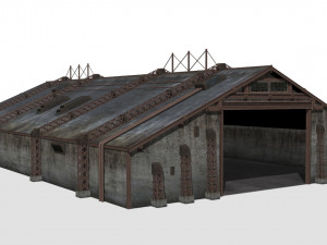 Concrete Hangar Modelo 3D