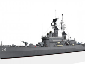 CG 26 USS Belknap Modelo 3D