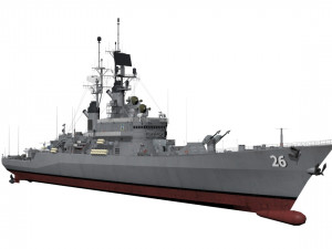 CG 26 USS Belknap Modelo 3D