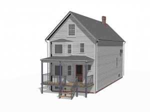 Wooden House Modèle 3D
