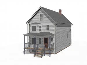 Wooden House 3D Model