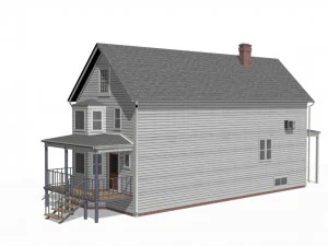Wooden House 3D Model