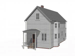Wooden House 3D Model