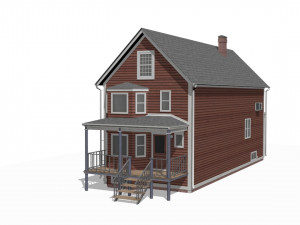 Wooden House Modèle 3D