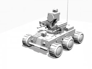 Plataforma de combate Modelo 3D