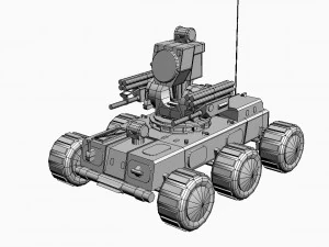 Plataforma de combate Modelo 3D
