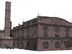 Old brick factory Modelo 3D