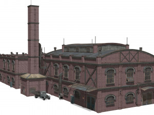 Old brick factory Modelo 3D