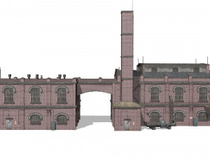 Old brick factory Modelo 3D