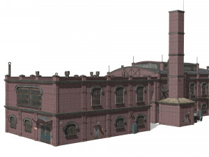 Old brick factory Modelo 3D
