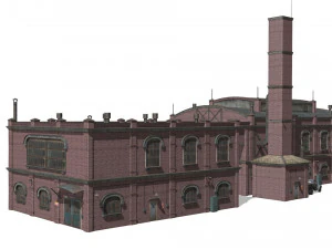 Old brick factory 3D Model