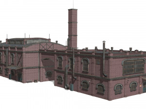 Old brick factory Modelo 3D