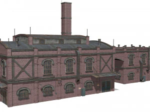 Old brick factory 3D Model