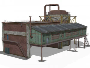 Pumping station 3D Model