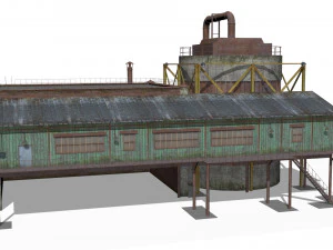 Pumping station 3D Model