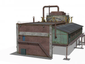 Pumping station 3D Model