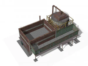 Pumping station 3D Model