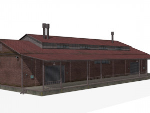 Brick warehouse Modelo 3D